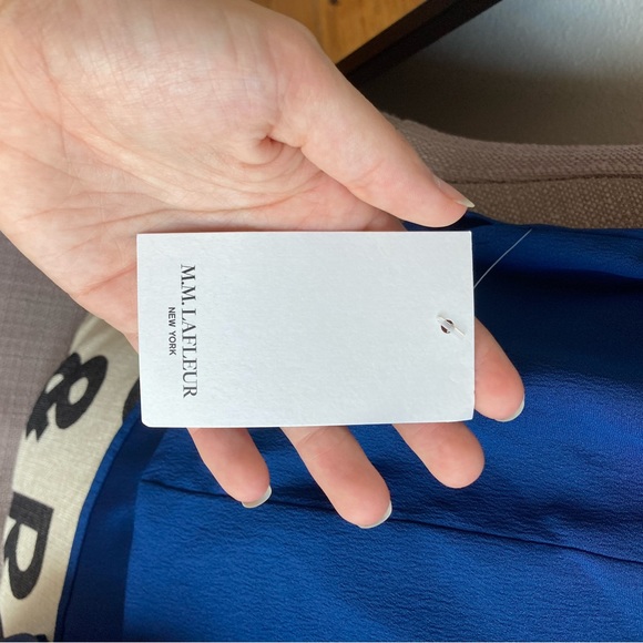 M.M. Lafleur The Gosia Dress in Soft Wave Azurite - Picture 6 of 11